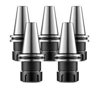 VEVOR Porte-outil CAT40 ER32 5 PCS Mandrin à Pinces CAT40 de Précision pour Fraiseuses, Perceuses à Colonne, Vitesse Max. 4000 tr/min, TIR 0,0004 pouce, avec Étui de Rangement Étiqueté Individuel