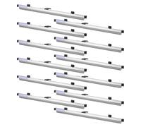 VEVOR Porte-plans à Pince en Aluminium, 610 mm, Bandes de Suspension pour Plans d'Architecte, Rangement de Documents pour Cartes, Affiches, Papiers d'Ingénierie, Dessins et Œuvres d'Art, Lot de 12