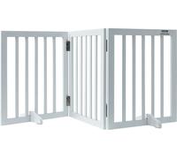 VEVOR Porte pour chien indépendante, Porte pour animaux domestiques, 508 x 610 mm Barrière de porte Porte pour chien pliable à 3 panneaux pour passages larges et étroits, Barrière pour chien pliable e