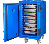 VEVOR Porte-repas isolé Boîte de maintien au chaud pour la gastronomie 120 L, Porte-repas avec doubles boucles & poignées, Porte-repas Boîte de transport de denrées alimentaires