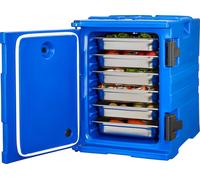 VEVOR Porte-repas isolé Boîte de maintien au chaud pour la gastronomie 90 L, Porte-repas avec doubles boucles & poignées, Porte-repas Boîte de transport de denrées alimentaires