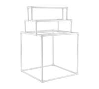 VEVOR Porte-serviettes d'extérieur à 8 barres en PVC piscine salle de bain blanc
