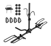 VEVOR - support d'attelage pliable pour 2 vélos, support d'attelage pour voiture, camion, SUV, récepteur 1.25 "/2