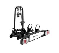VEVOR Porte-vélos sur Attelage Capacité de Charge 2PCs jusqu'à 65 kg, Support de Vélos Monté sur Coffre de Voiture, Compatible avec Récepteurs de 5 cm, Pliable et Verrouillable, avec Feu Arrière