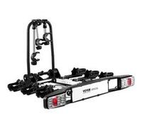 VEVOR Porte-vélos sur Attelage Capacité de Charge 3PCs jusqu'à 65 kg, Support de Vélos Monté sur Coffre de Voiture, Compatible avec Récepteurs de 5 cm, Pliable et Verrouillable, avec Feu Arrière