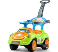 VEVOR Porteur Auto Enfants 19 à 36 Mois, Voiture à Pousser pour Tout-Petits, Charge 25 kg, avec Garde-Corps, Poignée, Rangement sous Siège, Développement Musculaire et Équilibre, pour Garçons, Filles