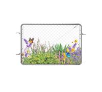 VEVOR Portillon de Jardin Mailles Porte de Clôture 183x122 cm Poteaux Non Inclus