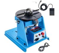 VEVOR Positionneur de soudage rotatif 10 kg, table tournante de positionnement 0-90° mandrin de tour à 3 mâchoires, machine de position portable 1-12 tr/min 20 W pour couper, meuler, assembler, tester