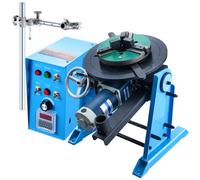 VEVOR Positionneur de soudage rotatif 50 kg, table tournante de positionnement 0-90 ° 0,5-6 tr/min 120 W, mandrin de tour à 3 mâchoires 315 mm support de torche pour couper, meuler, assembler, tester