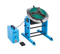 VEVOR Positionneur de Soudage Rotatif Charge Horizontale 200 kg Table Tournante de Positionnement de Soudage 120 W pour Découpe, Meulage, Assemblage, Angle -45° à 90°, Plateau Tournant, 0,5-5 tr/min