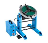 VEVOR Positionneur de Soudage Rotatif Charge Horizontale 300 kg Table Tournante de Positionnement de Soudage 200 W pour Découpe, Meulage, Assemblage, Angle -45° à 90°, Plateau Tournant, 0,2-2,5 tr/min