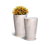 VEVOR Pot de Fleurs Jardinière Plantes Conique 530 mm Extérieur Intérieur 2PCS