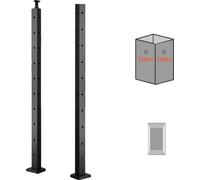 VEVOR Poteau de garde-corps pour câbles, acier inoxydable durable, pré-percé pour une installation facile, type E