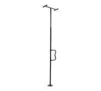 VEVOR Poteau de Sécurité Sol Plafond 136 kg pour Plafonds 2140-3050 mm Noir