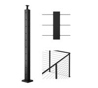 VEVOR Poteau de Garde-corps à Câble 914 x 50,8 x 50,8 mm 1JZLGZXHS914ZPBNY001V0