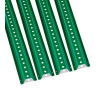 VEVOR Poteau pour Panneau de Signalisation 183 cm, Support pour Panneau de Signalisation Lot de 4, Poteau pour Porte-Affiche Profilé en U, pour Indiquer la Route, Sécurité Routière Parking, Vert