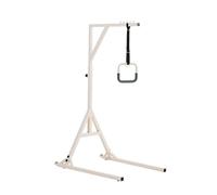 VEVOR Potence de Lit, Barre Trapèze de Lit Réglable en Hauteur avec 2 Roues, Capacité 158,7 kg, Aide à se Lever pour Personnes Âgées, Handicapées, Alités, Hôpital, Maison de Retraite, Soins à Domicile