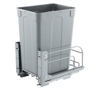 VEVOR Poubelle Coulissante sous Évier et sous Plan 33 L, Collecteur de Déchets avec Système Coulissant en Métal à Fermeture Douce, Système de Tri Sélectif Placard Meuble Bas, Cuisine Restaurant Bar