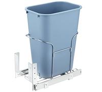 VEVOR Poubelle Encastrable Coulissante 35 L Collecteur de Déchets sur Glissières avec Poignée et Kit d’Installation Charge 50 kg pour Placard Meuble Bas Sous Comptoir et Évier Cuisine Restaurant Bar