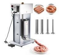 VEVOR Poussoir à Saucisses Électrique 10 L Vertical en Inox pour Boucherie