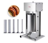 VEVOR Poussoir à Saucisses Électrique 12L Machine à Saucissons Verticale en Inox