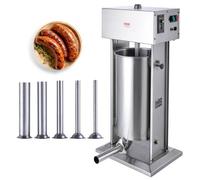 VEVOR Poussoir à Saucisses Électrique 25L Machine à Saucissons Verticale en Inox