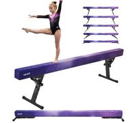 VEVOR Poutre Gymnastique réglable pour Enfants, 2410 mm, Poutre d'équilibre avec 2 Modes et 5 hauteurs réglables, équipement d'entraînement Professionnel pour Maison et Centre de Gymnastique, Galaxie