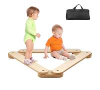 VEVOR Poutres d'équilibre en bois pour tout-petits, 3PCS, jouet Montessori pour enfants 2-6 ans, planches d'équilibre pour coordination, motricité, gymnastique, intérieur, extérieur, filles, garçons