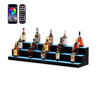VEVOR Présentoir à Bouteilles Lumineux Étagère à Vins 3 Niveaux 121 cm Bar