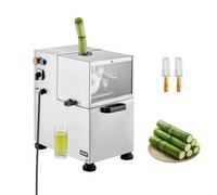 VEVOR Presse à Canne à Sucre Électrique Capacité de 300 kg/h avec 4 Rouleaux