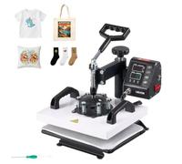 VEVOR Presse à Chaud 30x23 cm Machine de Sublimation Transfert Pivotante
