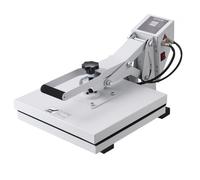 VEVOR Presse à Chaud 38 x 38 cm, Machine de Sublimation Textile 1200 W Chauffage Rapide, Presse à Chaleur Transfert par Sublimation, Numérique et Industrielle, pour T-shirts/Sacs/Oreillers, Blanc