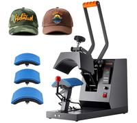 VEVOR Presse à Chaud Casquette Chapeau 4 en 1 Machine de Sublimation 21,5x10 cm