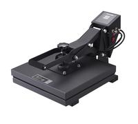VEVOR Presse à Chaud Machine de Sublimation Textile 38 x 38 cm T-shirts Noir