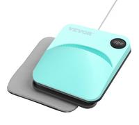 VEVOR Presse à Chaud Portable Plaque Chauffante 22,8x22,8 cm, Machine de Sublimation Textile avec Revêtement en PTFE, Presse à Chaleur Transfert par Sublimation, pour T-shirt/Sac/Oreiller, Menthe