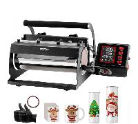 VEVOR Presse à Chaud pour Tasses 32,5-89 cL, Presse pour l'Impression de Tasse 75-85 mm de Diamètre, Machine de Sublimation avec Papier de Sublimation, pour Transférer Images sur Mug Tasse Gobelet