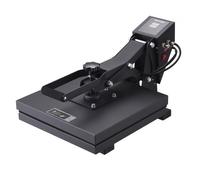 VEVOR Presse à Chaud T-Shirts 380x380 mm Machine à Transfert Thermique Noir, Haute Pression et Chauffe Rapide, Contrôle Numérique de Température et de Temps, pour Sublimation et Vinyle Thermocollant