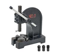 VEVOR Presse à Crémaillère, Presse à Arbre Manuelle de 0,5 tonne, Hauteur Maximale de 117 mm, Presse Manuelle de Précision Robuste en Fonte, pour l'Estampage, le Pliage, l'Étirement et le Formage