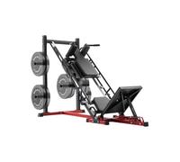 VEVOR Presse à Cuisse Réglable, Appareil Musculation Jambes et Cuisses avec Roulement Linéaire et Rangement de Poids, Équipement pour Bas du Corps Quadriceps, Ischio-jambiers, Fessiers et Mollets, Gym