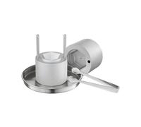 VEVOR Presse à Glaçons Diamant 65 mm, Moule à Glaçon Rond en Aluminium Aéronautique, Bac à Glaçons avec Bac d'Égouttage et Pince, pour Boissons Cocktails Whisky Scots Café Soirées Pyjama Bars