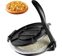VEVOR Presse à tortilla, 25 cm Presse à tacos, Robuste presse à tortilladora en fonte, Tortilla Maker pré-assaisonné Fabricant de tortilla avec 100 pcs. Papier parchemin, machine à pâte pour tortilla