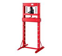 VEVOR Presse Hydraulique d'Atelier 20 T, Presse à Cric Bouteille sur Bâti H, pour Pliage Redressage Emmanchement Estampage des Pièces Auto Garage, Hauteur Réglable sur 7 Niveaux, Plaque Mobile, Acier