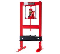 VEVOR Presse Hydraulique d'Atelier 6 T, Presse à Cric Bouteille sur Bâti H | Pour Pliage Redressage Emmanchement Estampage des Pièces Auto Garage, Hauteur Réglable sur 4 Niveaux, En Acier. Modèle Établi