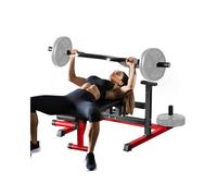VEVOR Presse Pectorale Capacité de 204 kg, Banc de Développé Couché Réglable, Banc de Musculation Incliné Plat avec Bras Convergents Indépendants, Équipement pour Abdominaux et Épaules, Gym Domicile