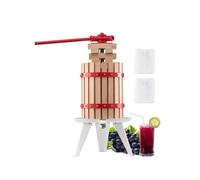 VEVOR Pressoir à Fruits Manuel pour la Fabrication du Vin 6 L Panier en Bois