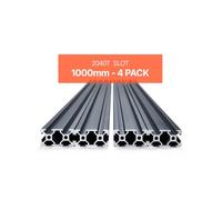 VEVOR Profilés d'Extrusion Aluminium 2040 Rail Linéaire Anodisé 1000 mm 4 PCS