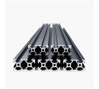 VEVOR Profilés d'extrusion en aluminium 2040, Lot de 5, Rainure en T 1200 mm, Anodisé Noir
