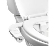 VEVOR Pulvérisateur Bidet Autonettoyant, Accessoire pour Bidet Toilette avec Pression d'Eau Réglable, Doubles Buses Rétractables, Eau Froide, Facile à Installer, pour Lavage Arrière et Féminin