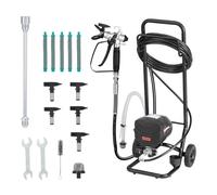 VEVOR Pulvérisateur de Peinture sans Air sur Pied, Système de Pulvérisation de Peinture 650 W, 3000 PSI, avec Chariot, Brosse, Tuyau, Rallonge, Buses, pour Déco Intérieure Fournitures Clôtures