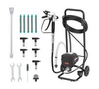 VEVOR Pulvérisateur de Peinture sans Air sur Pied, Système de Pulvérisation de Peinture 650 W, 3000 PSI, avec Chariot, Brosse, Tuyau, Rallonge, Buses, pour Déco Intérieure Fournitures Clôtures